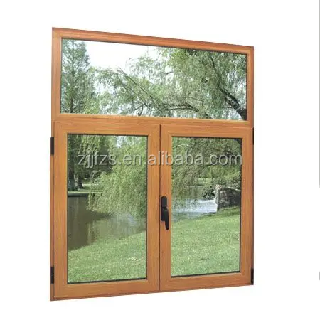 
Алюминиевое открытое внутрь окно с перекладиной, обычное алюминиевое окно 