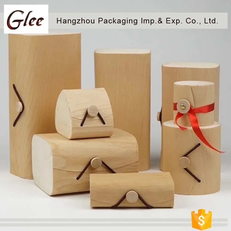 
Nature Birch Bark Wooden Round Square Packaging Boxes for Tea Bags Red Wine Cream Bottle Gift Packaging 