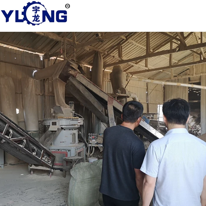 YULONG XGJ560 1-1.5ton/h bamboo powder pelletizer machine