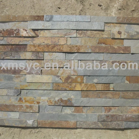 China decorations natural split rustic cultural exterior wall stone tile