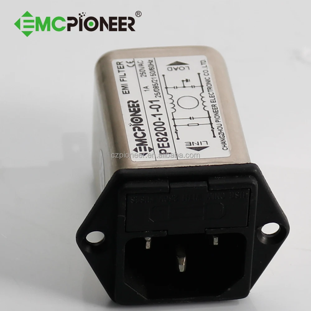 Medical appliance AC socket EMI power entry module filter 6A 10A 220V