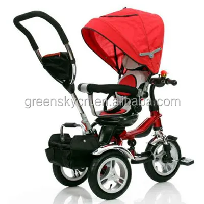 2021 kids ride on car tricycle stroller/ tricycle stroller bike/baby tricycle stroller