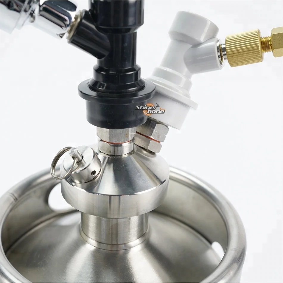 Chromed Beer Faucet with Cornelius Ball Lock Disconnect Homebrew Corny Cornelius Keg Faucet Tap