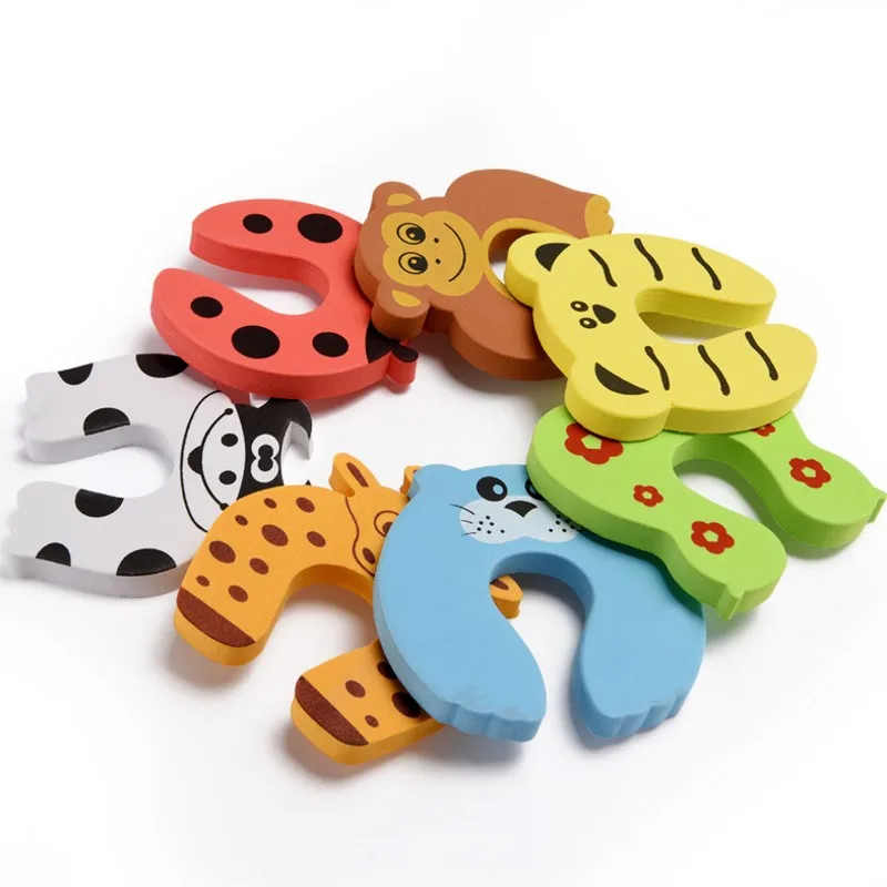 Unique Eva Foam Finger Guard Animal Door Stopper