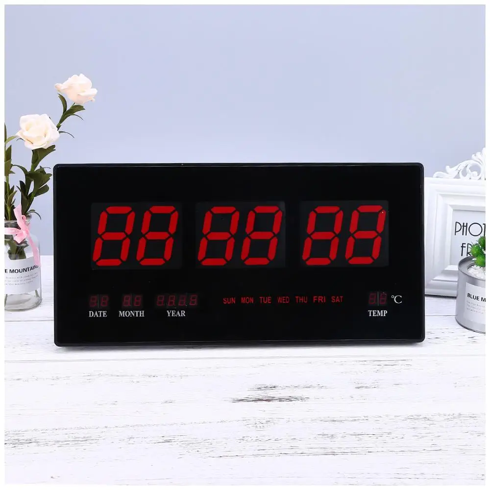 wholesale led clock digital wall mounted alarm