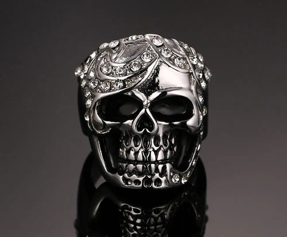Non-mainstream personality, fashion skulls punk index finger ring, ring men act the role ofing is tasted YSS546