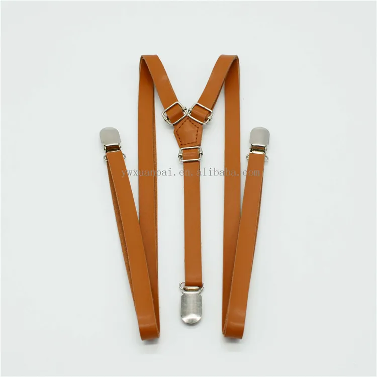 Взрослых pu материал 3 металлические зажимы подтяжки ржавчины цвет лук Галстуки чулок комплект