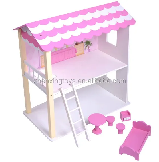 Wooden mini doll house toy for sale
