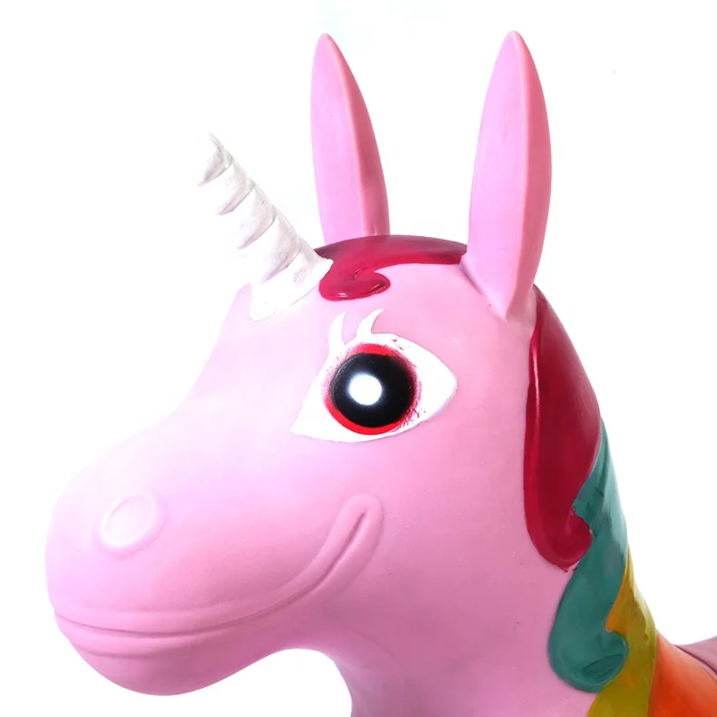 Детские спортивные игрушки ездить на животных игрушечные лошадки надувной Единорог бункер прыжки вне баланс упражнения
