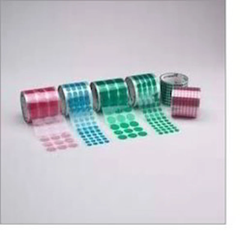 Green Color Double Sided Die Cutting Adhesive Die Cut Green Pet Tape