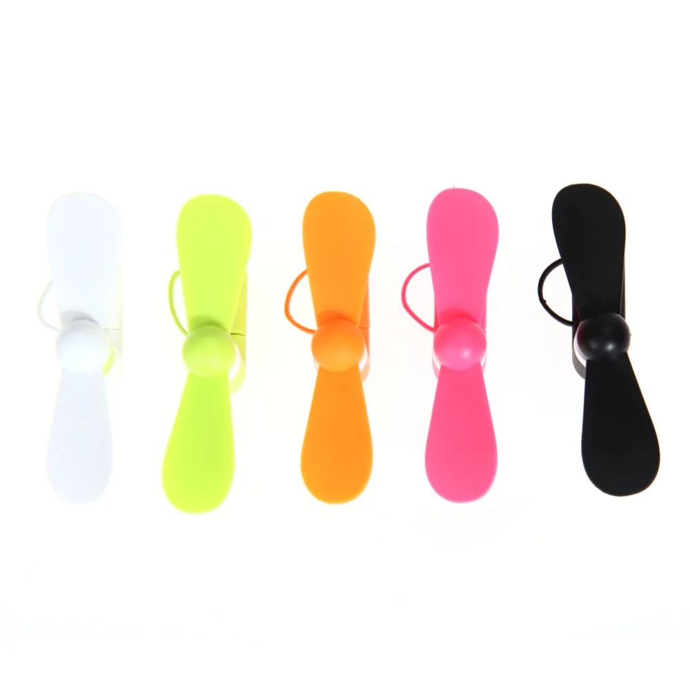 2 In 1 Travel Portable Cellphone Mini Fan Cooling Cooler For Micro Usb For Iphone 5 5s Se 6 6s Plus 7 8 P For Android Phones