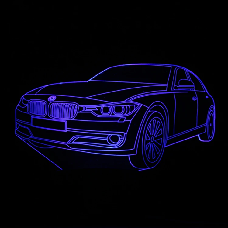 New Arrival Touch Button Led 3D Desk Lamp