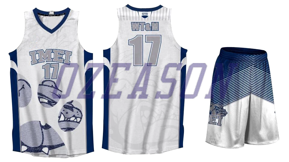 Custom Design Color Blue Team Training 4xl Basketball Jersey Uniform Men Basketball Clothes