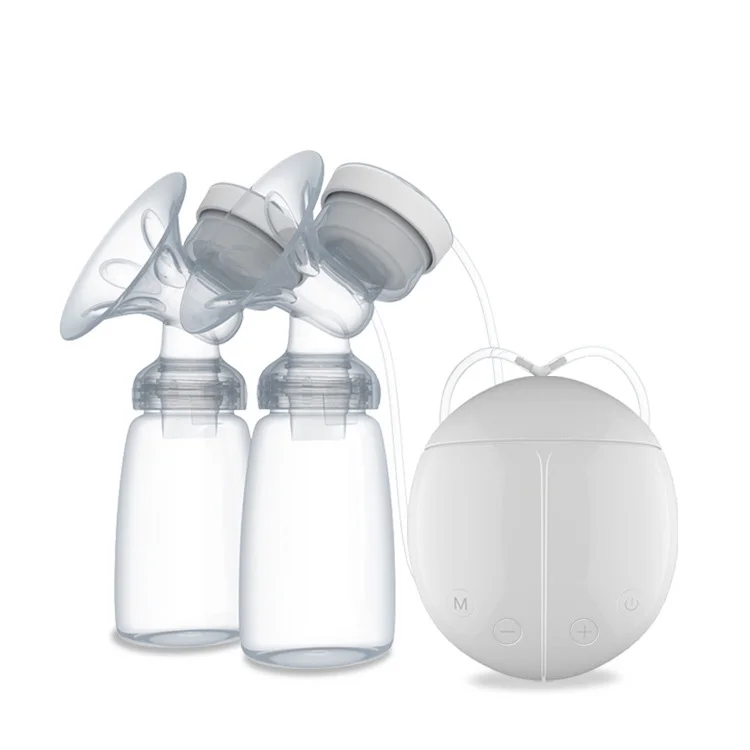 Most Popular Double Silicone Electric Breast Pump With Milk Bottle Infant USB BPA Free,leche bombas electrica usb