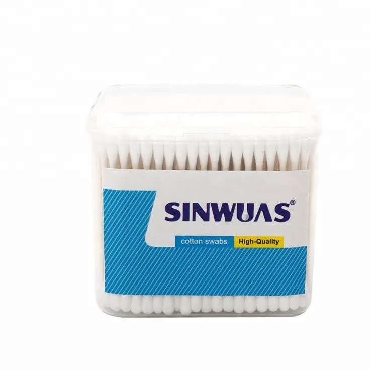 Well sealed OEM quality sterile toughness mild cotton swab of paper stick