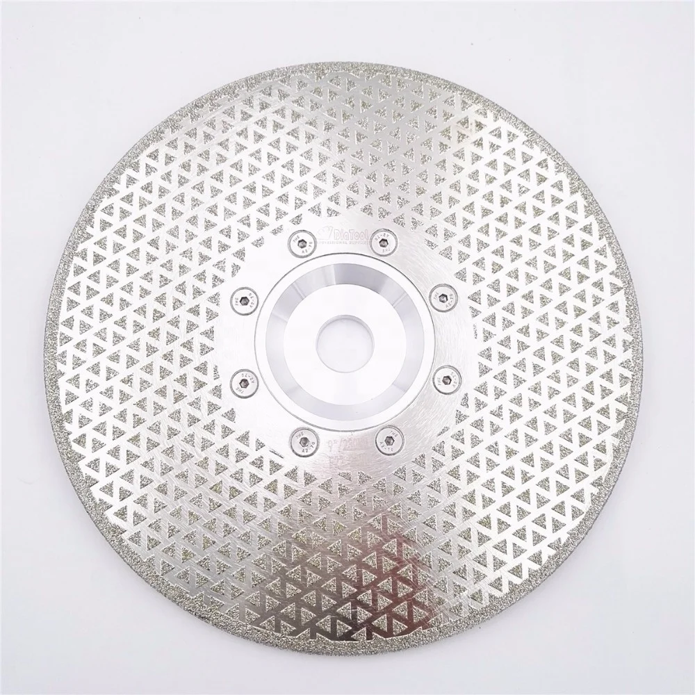 DIATOOL 115MM-230MM both side coated Electroplated diamond disc granite saw blade for granite marble cutting