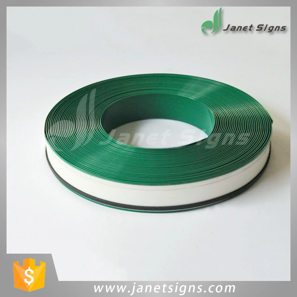 High quality acrylic channel letter anodized edged aluminum strip with PVC and sponge