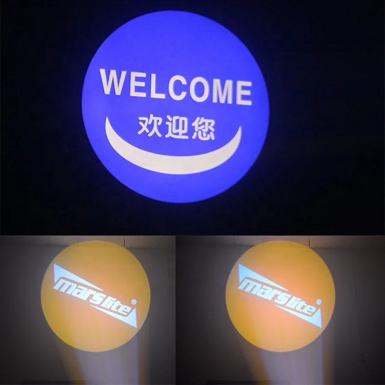 
High Quality 50w Waterproof Outdoor Advertising Led Mini LED Gobo Logo Projector 