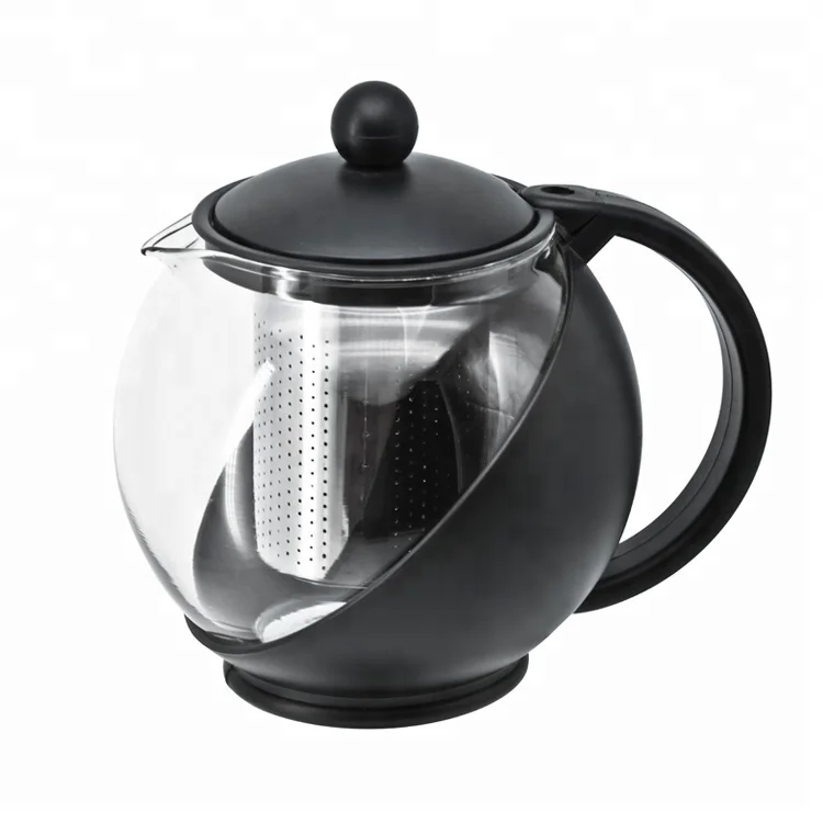  TCP-P005 Термостойкое стекло Pyrex кофейник с чайное ситечко из нержавеющей