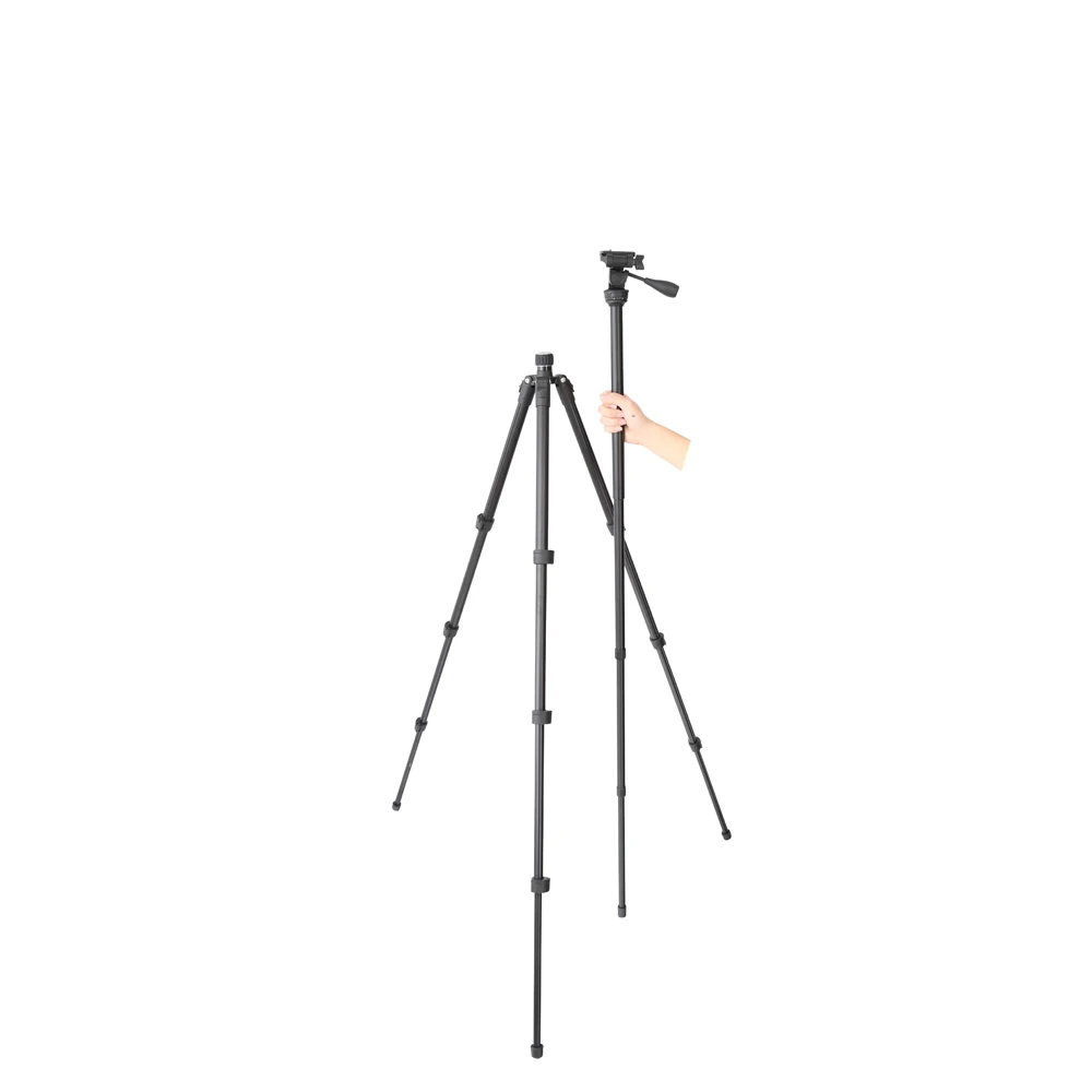 WT6013 Weifeng professional aluminum tripod stand with monopod for camera