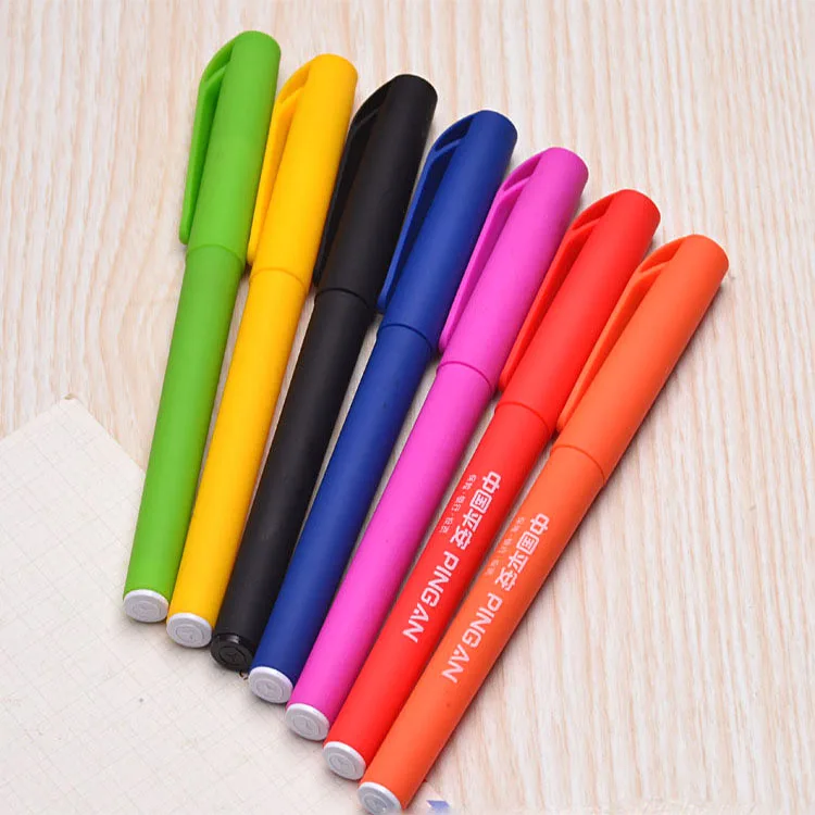 Cheap Promotion Pen with logo Colorful Candy Gel Pen for School Student Office