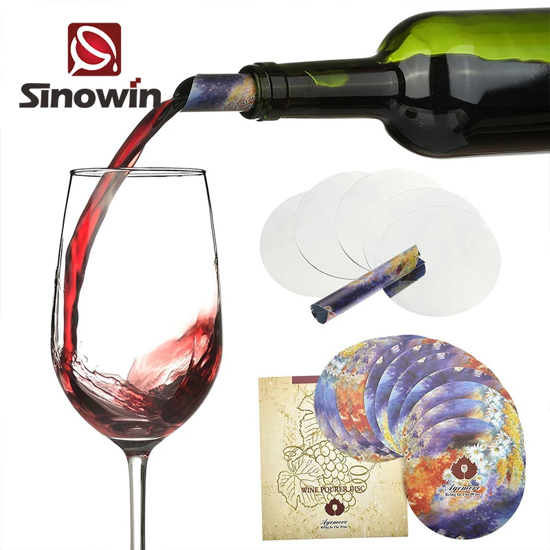 Капельные ограничители для вина из алюминиевой фольги с логотипом на заказ