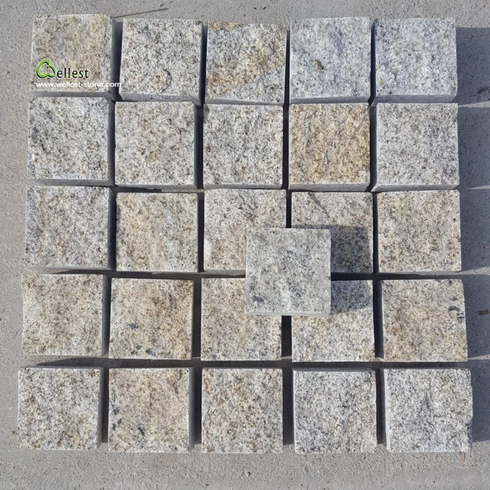 rusty granite cobblestone pavers for driveway walkway stone