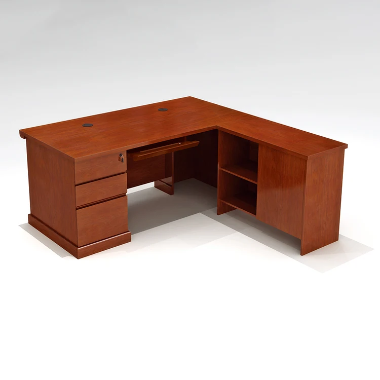 High tech executive standard dimensions modern manager office desk