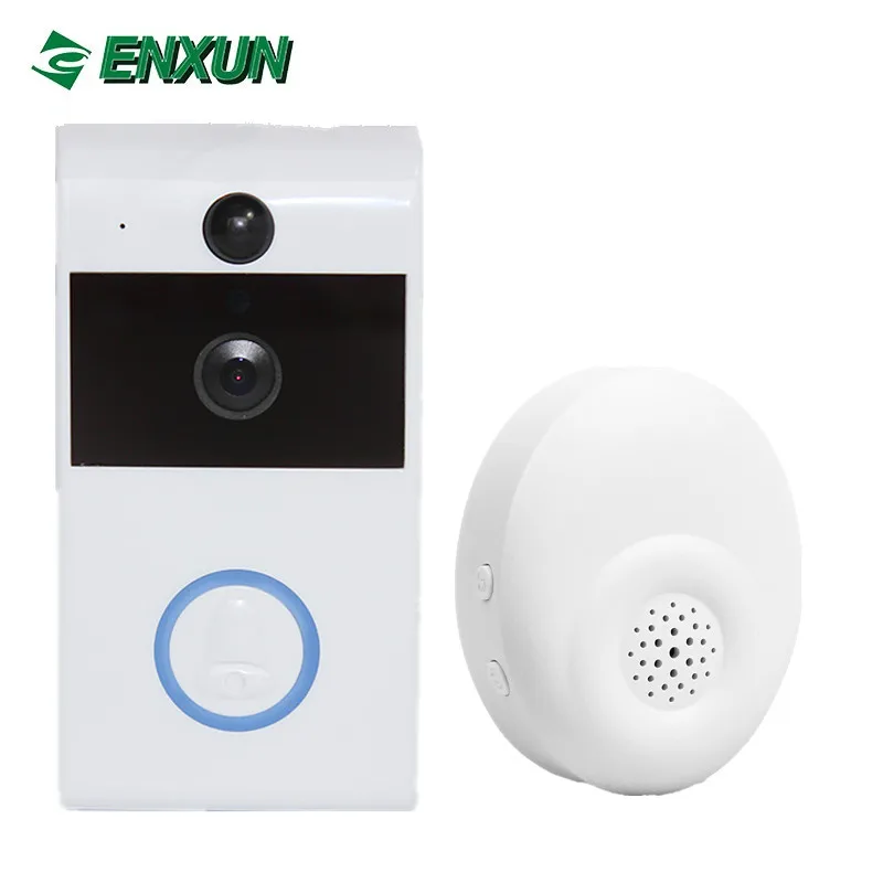 Дверной звонок Enxun 720P с защитой от дождя и Wi-Fi