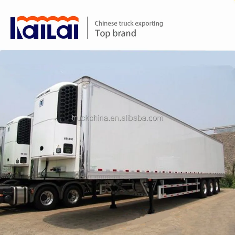 
CIMC 13m refrigerated container semi trailer with Thermo king and carrier cooling 