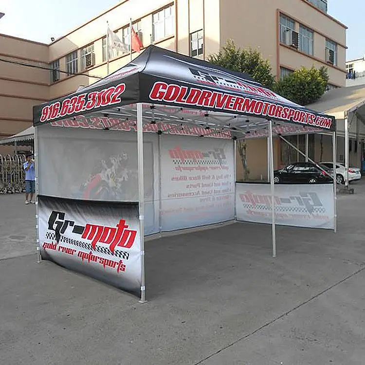 8 Person Outdoor Advertising Waterproof Double Swag Aluminum Canopy Trade Show Tent