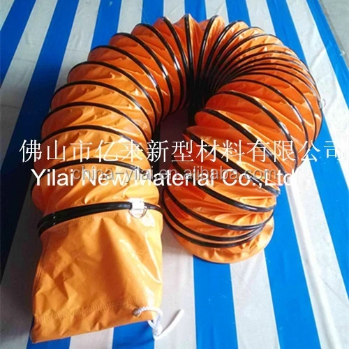 large diameter ventilation exhaust flexible duct, large diameter duct supplier from China