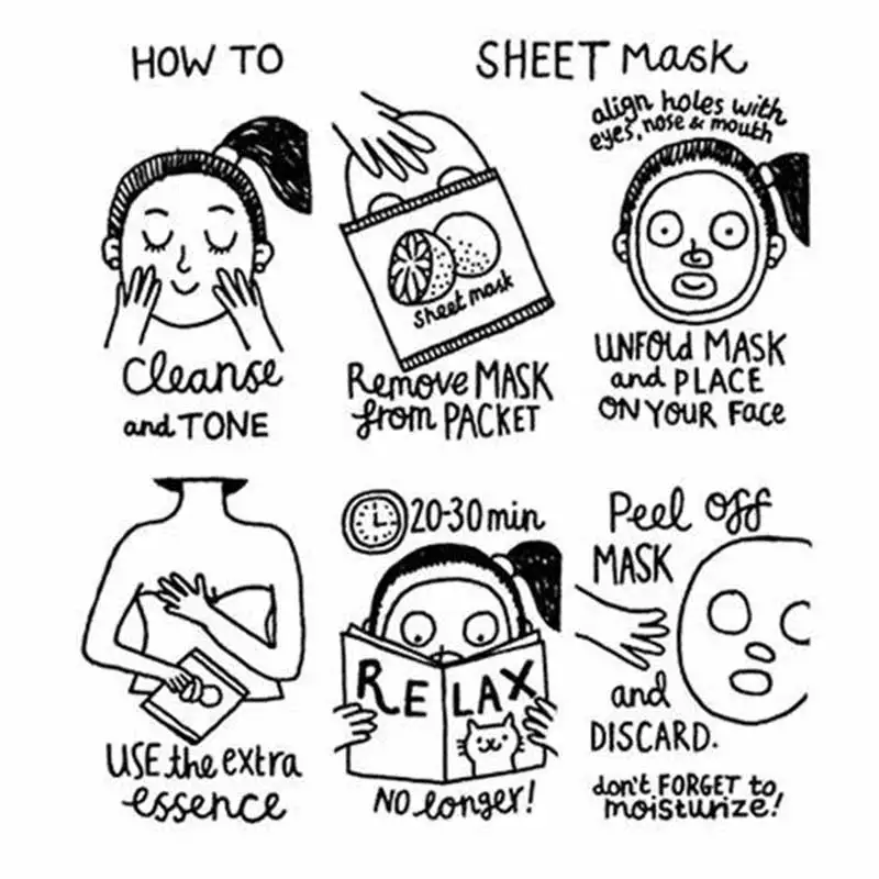 Private Label Beauty Essence Facial Face Mask Paper Sheet Korea Skin Care Moisturizing Face Mask