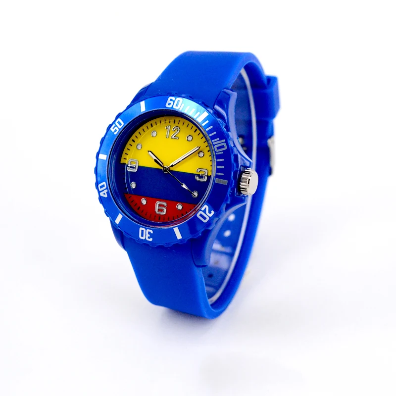 
Branded design your own logo custom russia world cup watches 