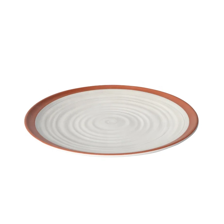 China factory cheap price OEM eco friendly plastic kitchenware melamine creamy white korean unbreakable dinnerware sets luxury