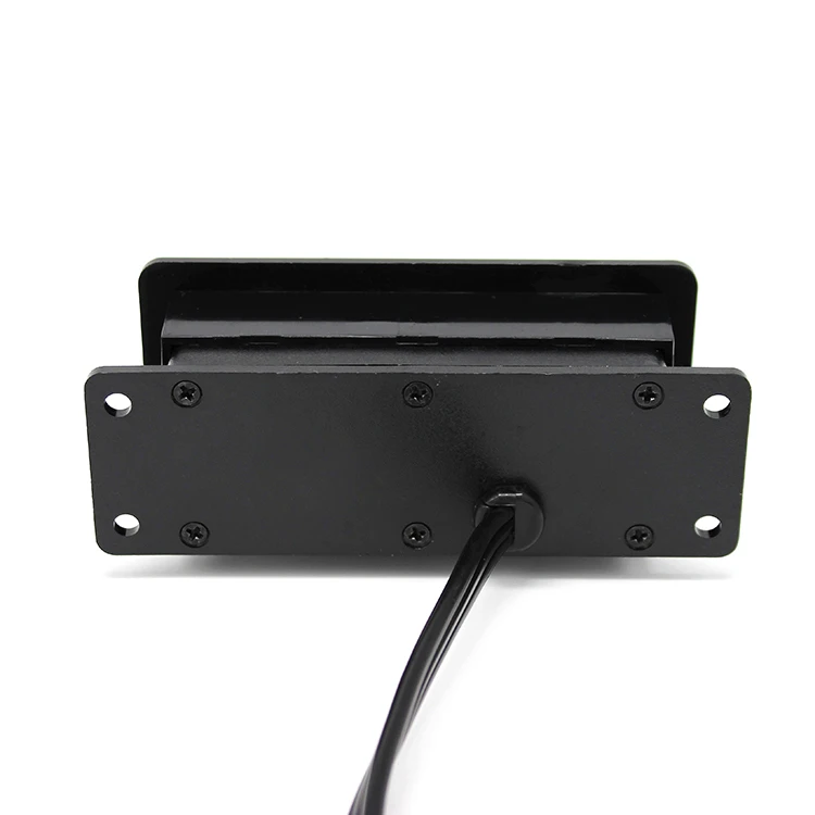 Furniture Intelligent Power 2 Grounded Outlets 2.1A USB Port 10 Inch Plug Cord Black Color