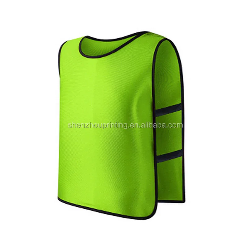 Cheap price custom colors sport wear mesh soccer training bibs for adults and kids