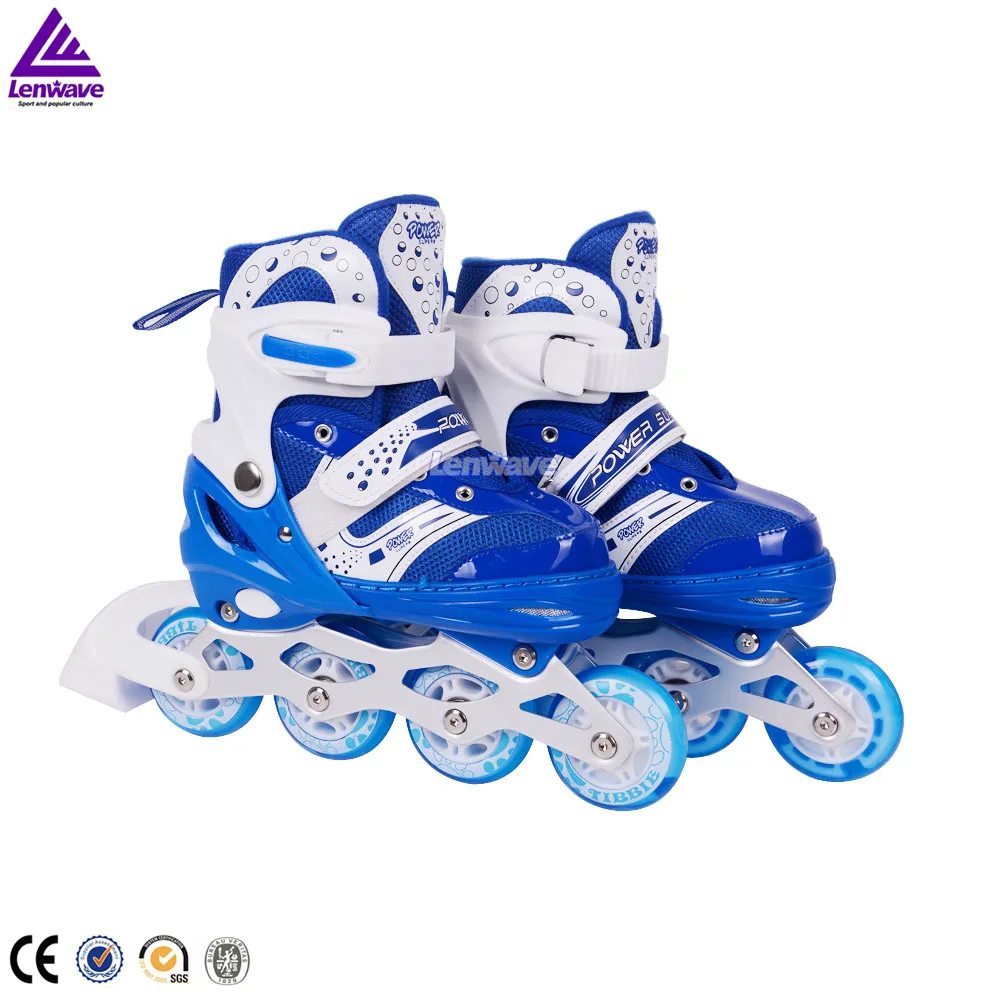 Высококачественная карбоновая Теннисная ракетка фирмы Lenwave по кольцо 4 Колеса детский Инлайн роликовых коньков