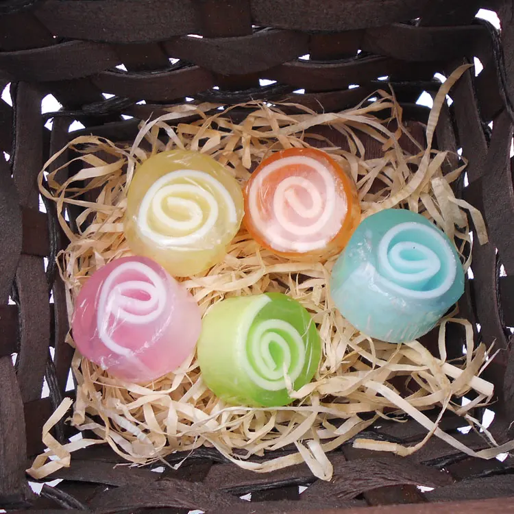 Sweet Funny Mini Colors Factory Low Price Body Skin Care Raw Material Exfoliating Candy Soap