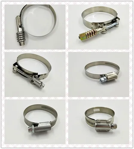 Germany Type Solid hose clamps for automobile exhaust pipe