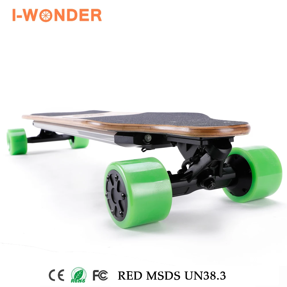 
SK-E2D I-Wonder Led light custom electric skateboard dual hub motors in-wheel electric longboard boosted board 