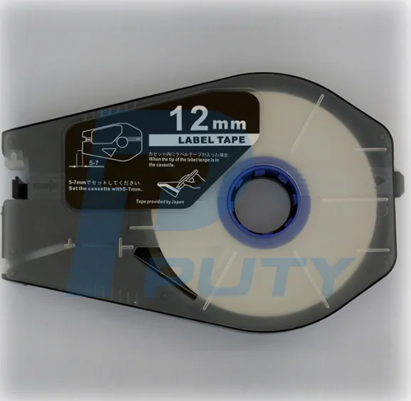 Гибкой совместимый PT-1112W 9 мм White label лента кабель id принтер этикеток