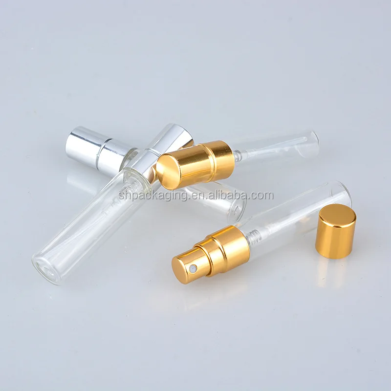 wholesale clear glass bottle small sample perfume bottles mini fine mist spray glass 5ml perfume bottle