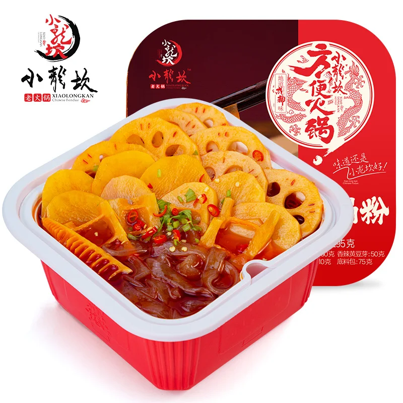 Sichuan острая овощная говядина, тальловая приправа, САМОНАГРЕВАЮЩАЯСЯ мгновенная Горячая кастрюля