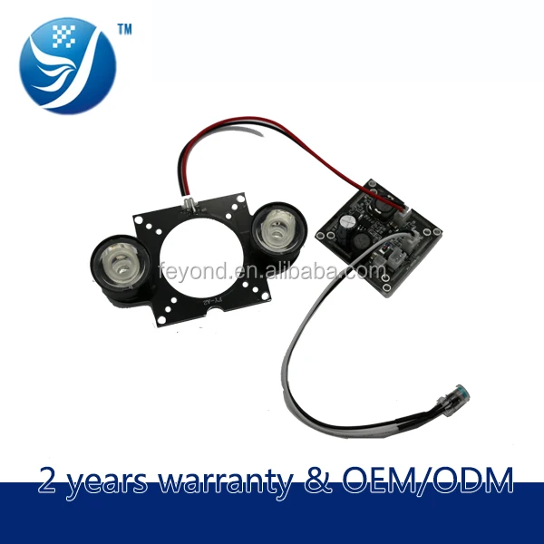 
Raw material cctv camera infrared emitter 2 leds illuminated array led aluminum heating board for covert surveillance camera 