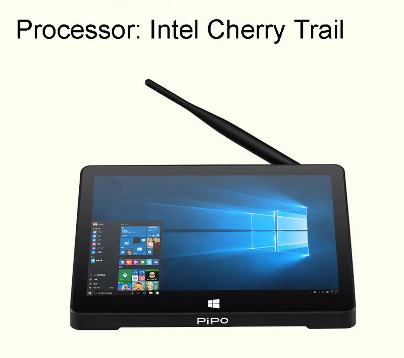 Оригинал PiPO X8 Set Top Box 2 ГБ/64 ГБ Выигрывает 10 + Android 4.4 Dual OS 7 Дюймов Сенсорный Экран Intel МИНИ ПК