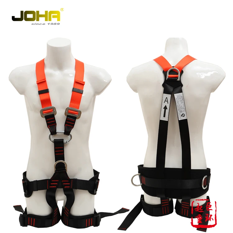 buckles double hook with lanyard belt of name for sale electrical industrial  climbing parts full body equipment safety harness