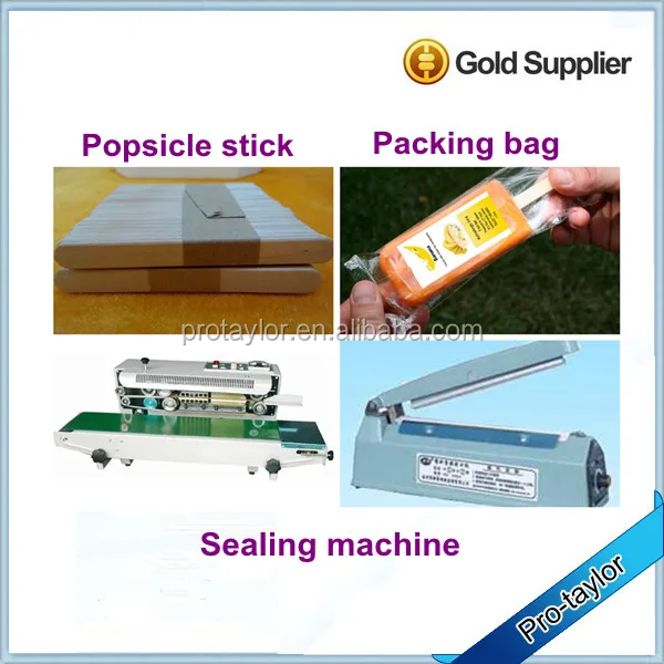 
Air cooling 1 mould ice loolly popsicle machine to make pop 