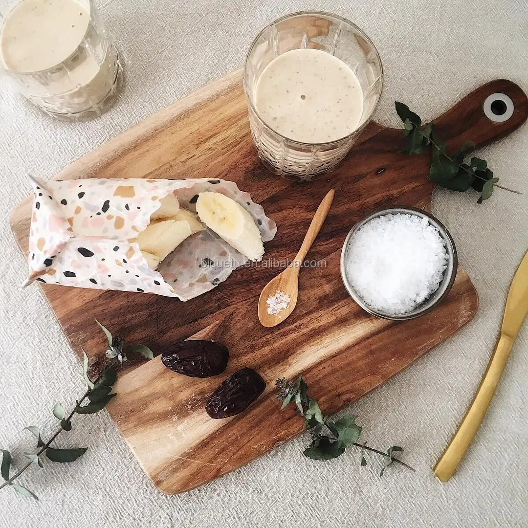 New Trend Kitchen Sustainable Eco- friendly Product Bees Wrap Reusable Food Film Made of Beeswax