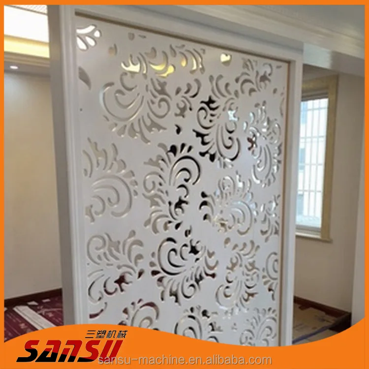 Latest development of high density PVC price board, PVC skirting board with any logo printing